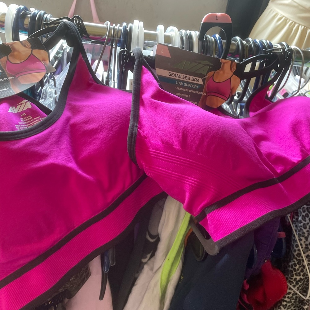 Sports bras and swim suit